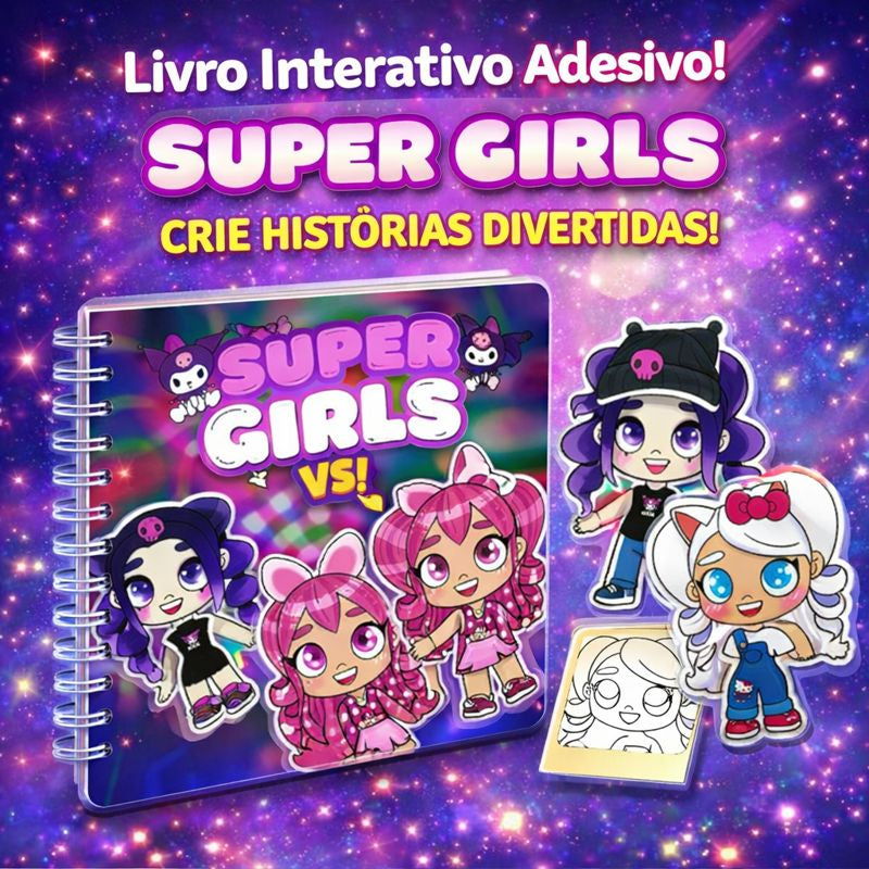 Livro Interativo Super Girls